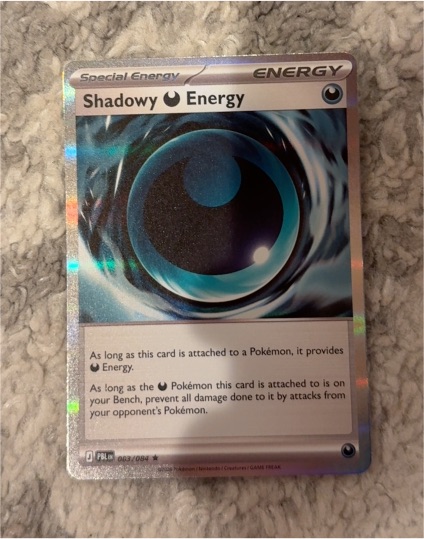 2006 Pokemon TCG Pitch Black #083 Shadowy Energy — front
