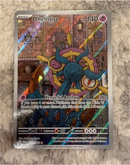 2026 Pokemon #091 Dhelmise Illustration Rare Pitch Black — front