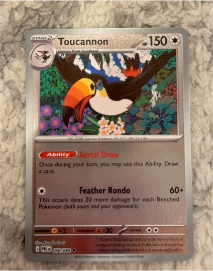 2026 Pokémon TCG #068 Toucannon — front