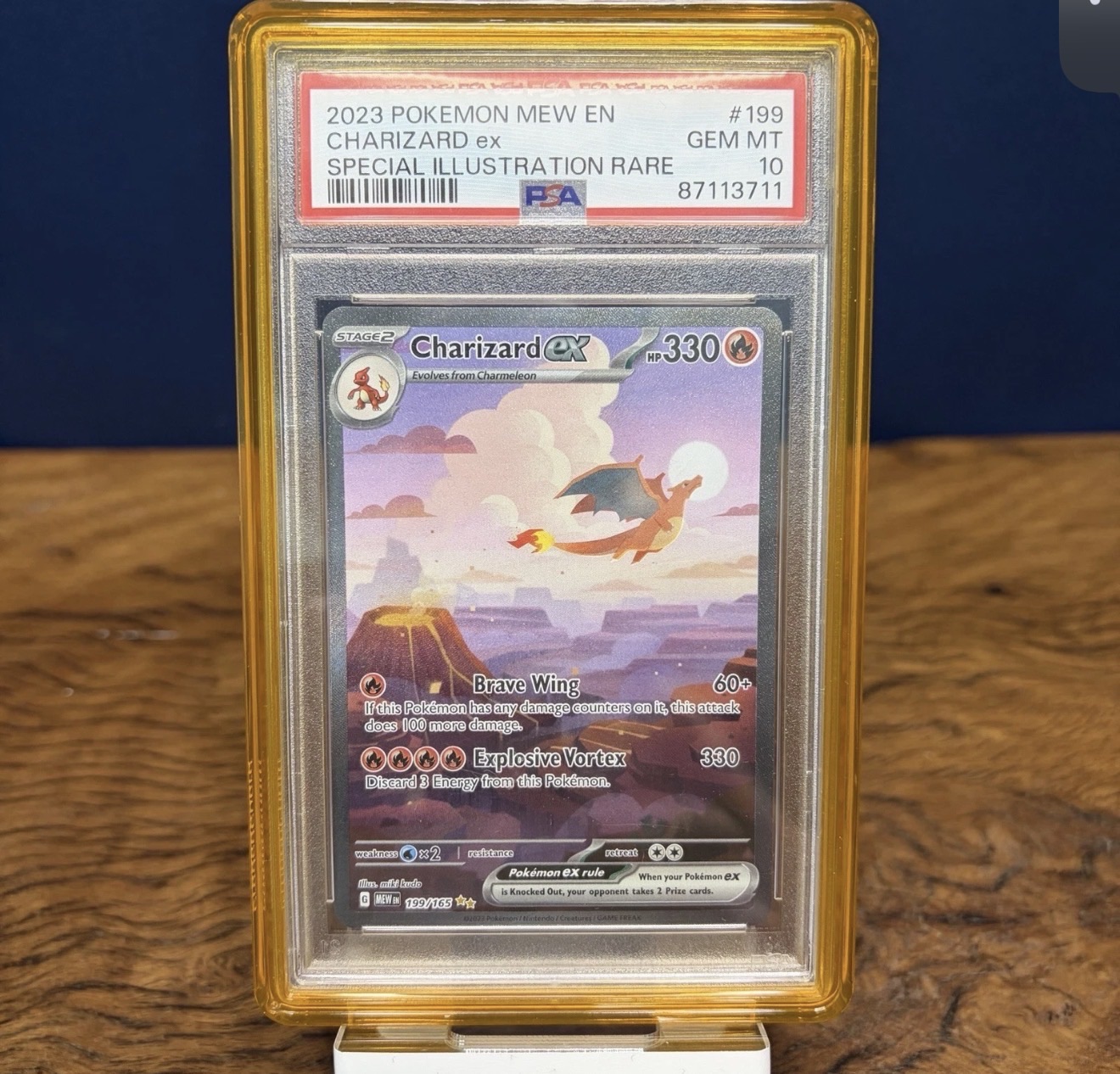 2023 Pokémon MEW EN-151 #199 Charizard ex Special Illustration Rare — front