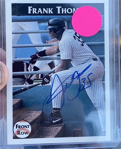 1992 Front Row #4 Frank Thomas — front