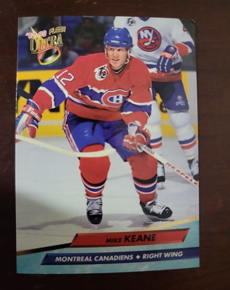 1992-93 Fleer Ultra #106 Mike Keane — front