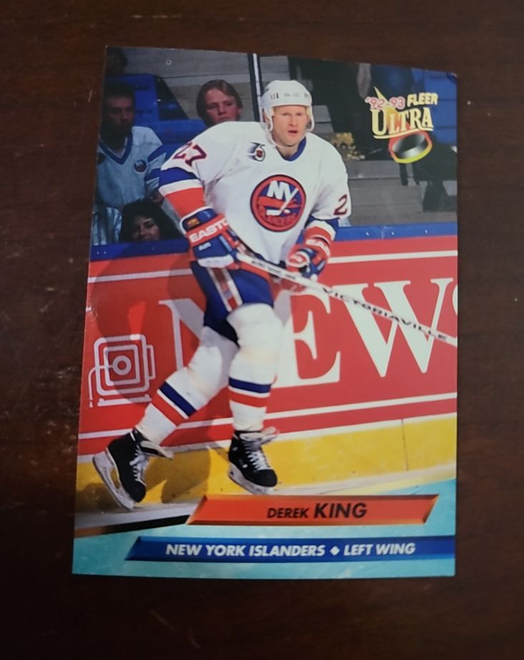 1992-93 Fleer Ultra #128 Derek King — front