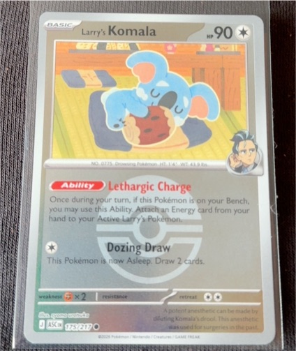 2026 Ascended Heroes #175 Larry's Komala — front