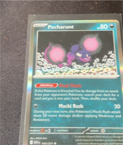 2026 Pokémon Ascended Heroes #143 Pecharunt — front