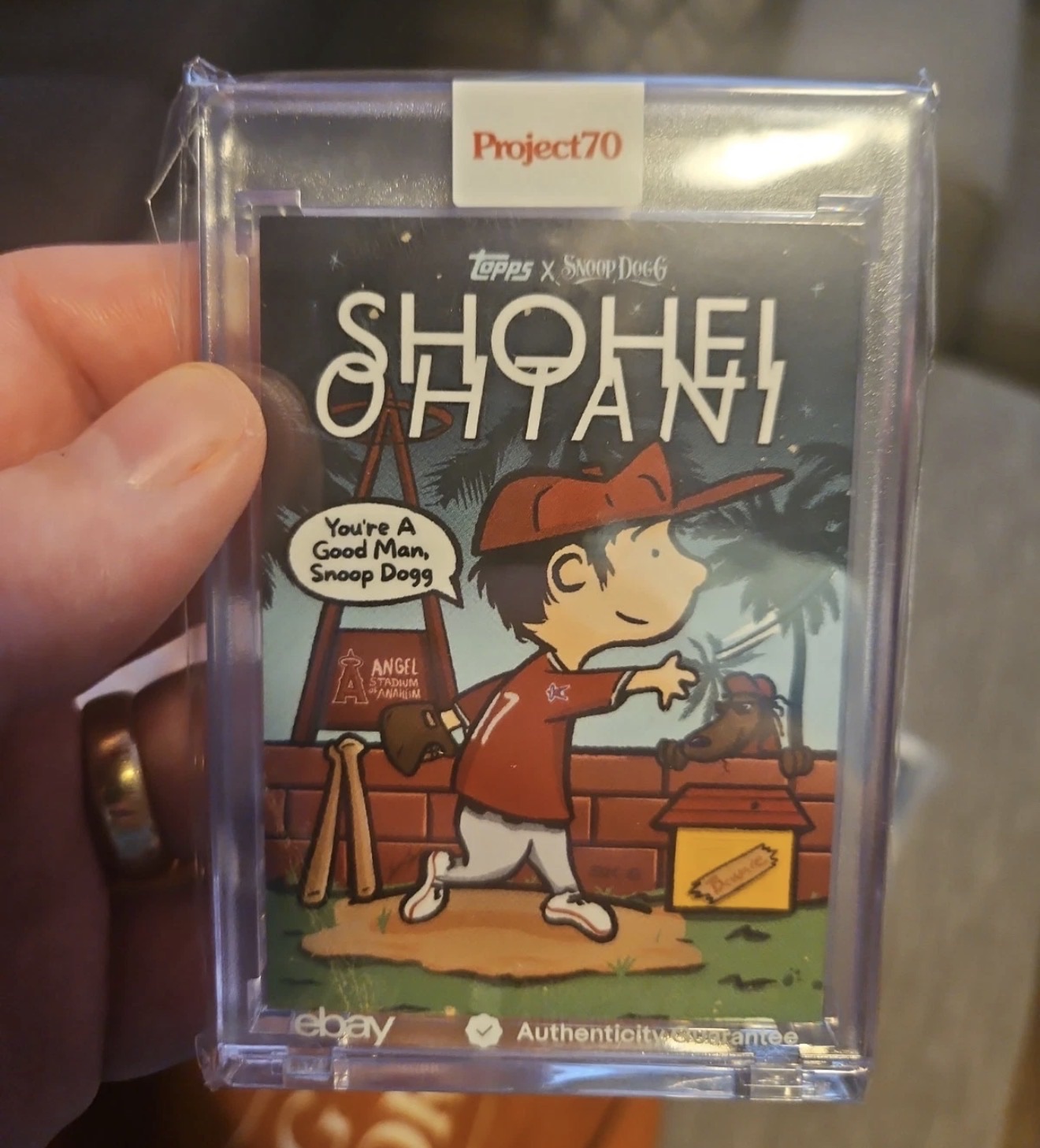 2021 Topps Project 70 #890 Shohei Ohtani Snoop Dogg Collaboration — front