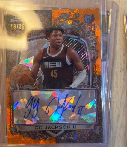 2025-26 Topps Chrome #SS-GGJ GG Jackson II Signature Style — front