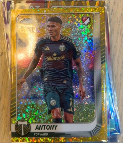 2025 Topps Chrome MLS #157 Antony — front