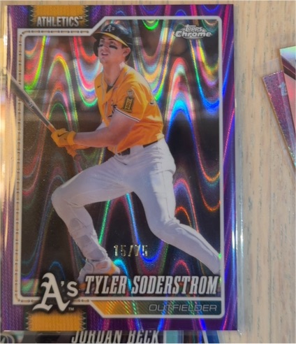 2026 Topps Chrome #211 Tyler Soderstrom — front