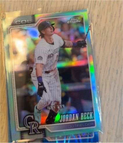 2026 Topps Chrome #226 Jordan Beck — front