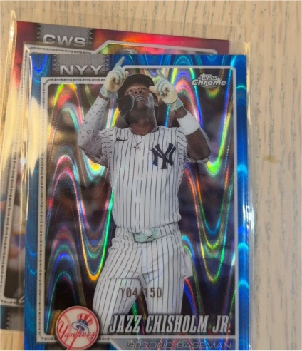 2026 Topps Chrome #61 Jazz Chisholm Jr. — front