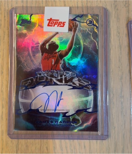 2025-26 Topps Three #3 James Harden — front