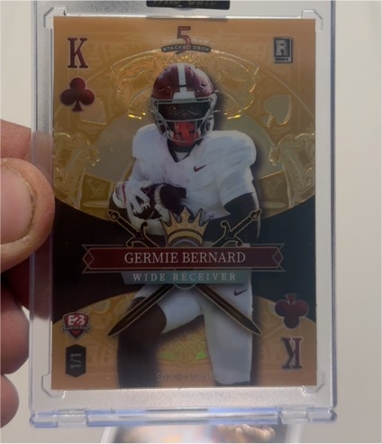 2026 Wild Card 5 Card Draw Black Tie Germie Bernard — front
