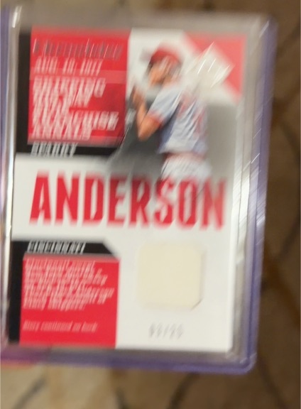 2017 Panini Chronicles # Sparky Anderson Game Used Patch /25 — front