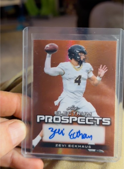 2024 Leaf Electrum Prospects #321 Zevi Eckhaus — front