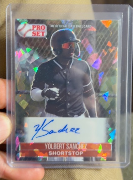 2021 Pro Set Metal #PS1-YS1 Yolbert Sanchez — front