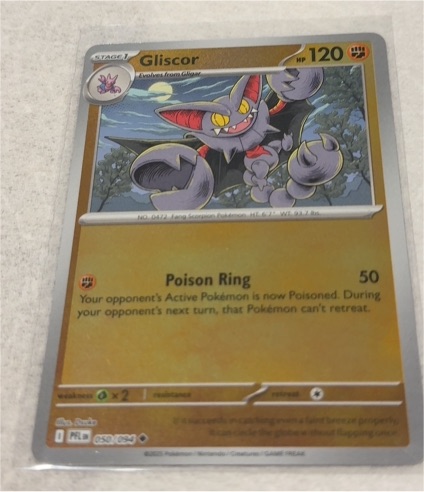2023 Pokémon ME02: Phantasmal Flames #050 Gliscor — front