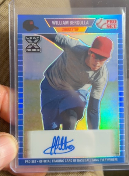 2021 Leaf Pro Set #PA-WB2 William Bergolla — front