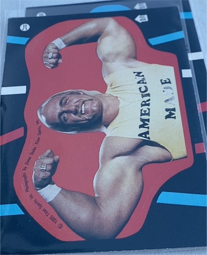 1985 Topps WWF Stickers #11 Hulk Hogan — front