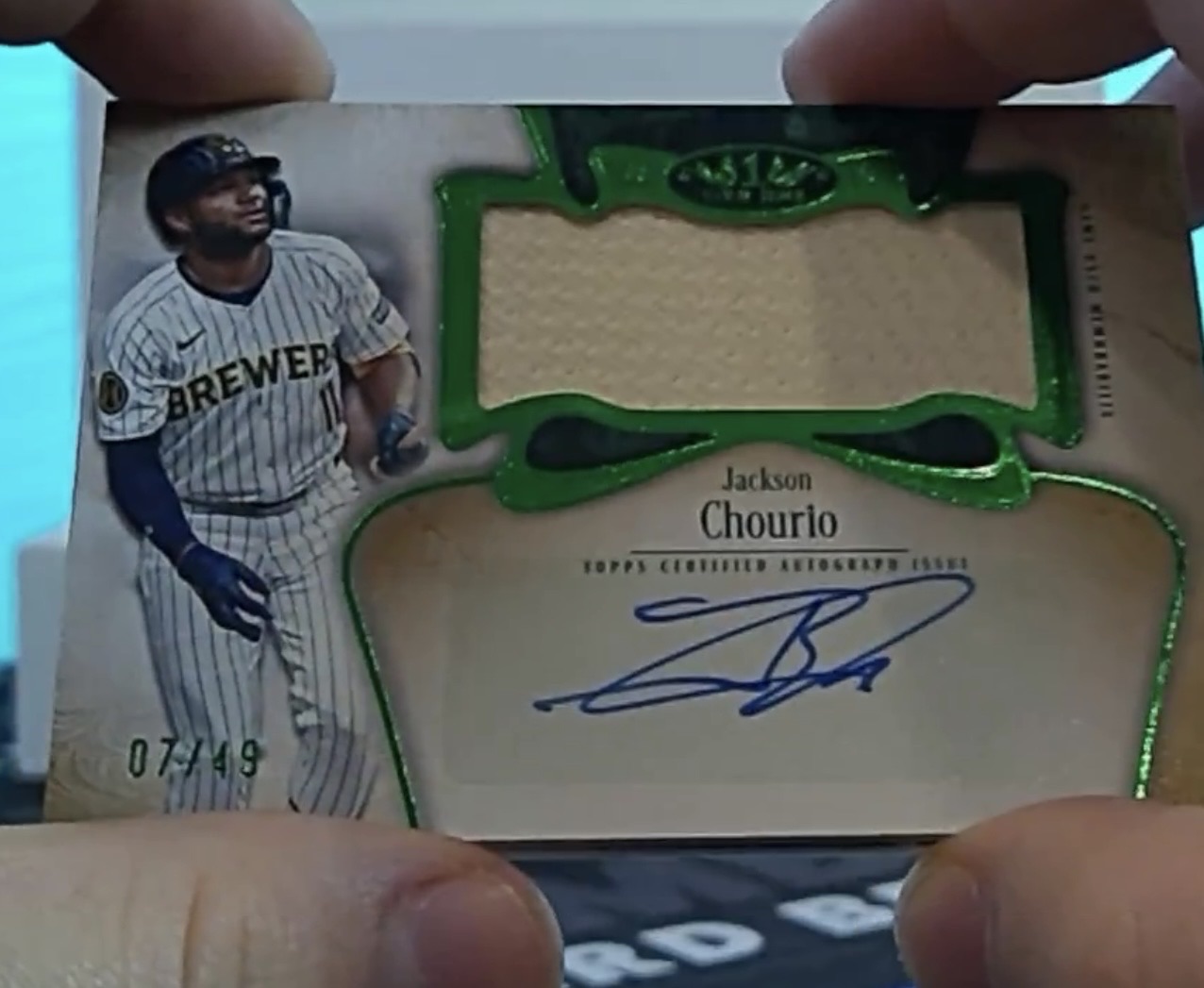 2025 Topps Tier One #AT1R-JCH Jackson Chourio — front