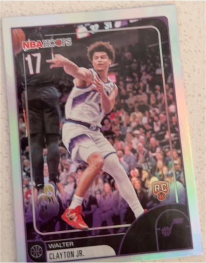 2025-26 Topps NBA Hoops #173 Walter Clayton Jr. — front