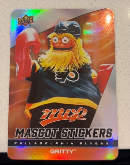 2025-26 Upper Deck MVP Mascot Stickers #MS-19 Gritty — front