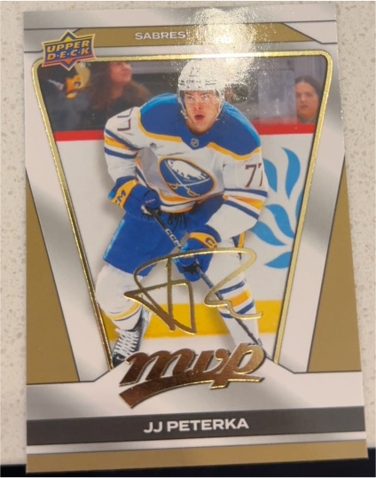 2025-26 Upper Deck MVP #21 JJ Peterka — front