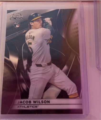 2025 Topps Chrome Black #62 Jacob Wilson — front