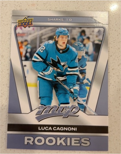 2025-26 Upper Deck MVP #245 Luca Cagnoni — front