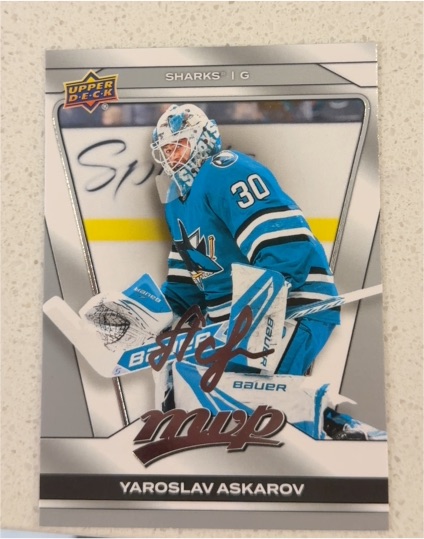 2025-26 Upper Deck MVP #72 Yaroslav Askarov — front