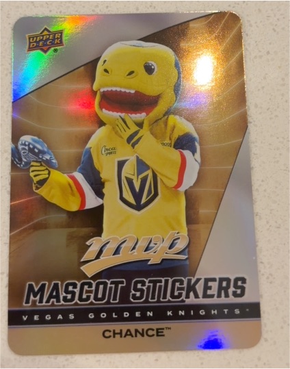 2025-26 Upper Deck MVP Mascot Stickers #MS-27 Chance — front