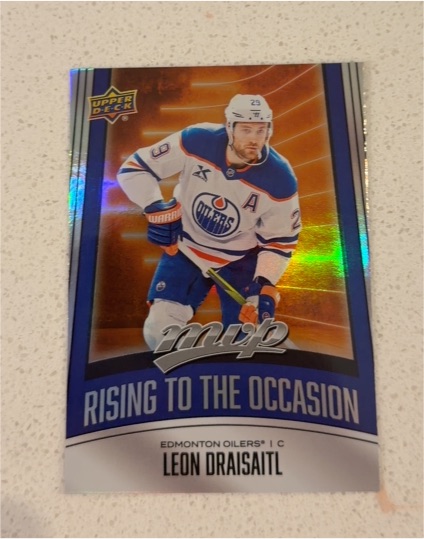 2025-26 Upper Deck MVP #RO-27 Leon Draisaitl Rising to the Occasion — front