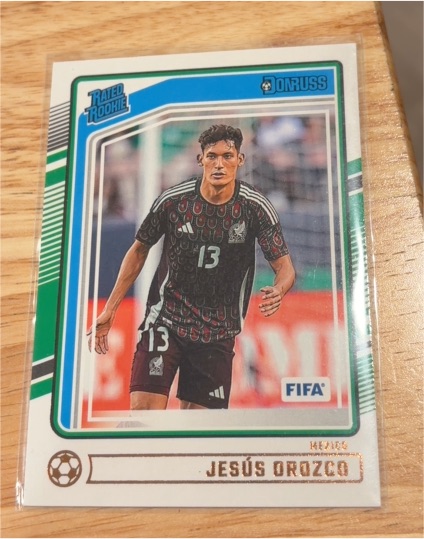 2024-25 Panini Donruss FIFA #195 Jesús Orozco Rated Rookie — front