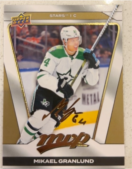 2025-26 Upper Deck MVP #78 Mikael Granlund — front