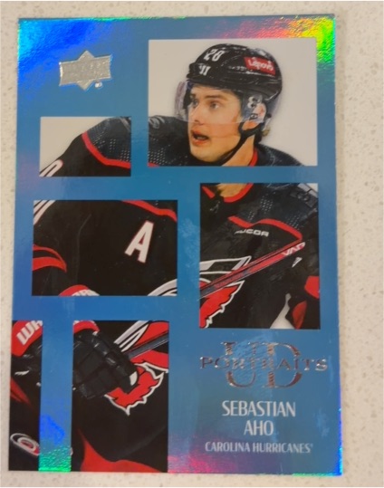 2024-25 Upper Deck UD Portraits #P-23 Sebastian Aho — front