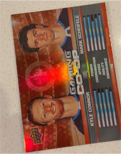 2024-25 Upper Deck Series 1 #CGO-23 Mark Scheifele, Kyle Connor Gaming Co-Op — front