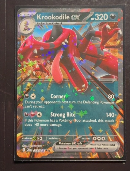 2026 Pokémon Chaos Rising #055 Krookodile ex — front