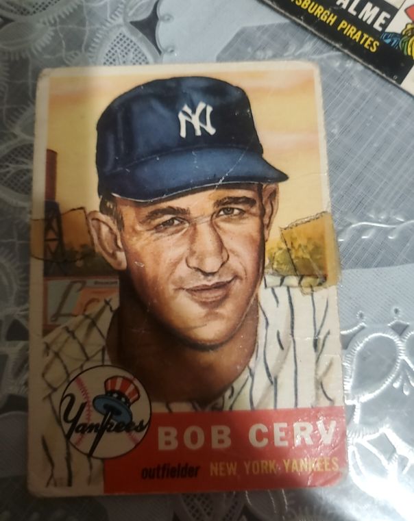 1953 Topps #210 Bob Cerv — front