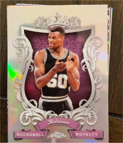 2023-24 Topps Chrome #RR-8 David Robinson Roundball Royalty — front