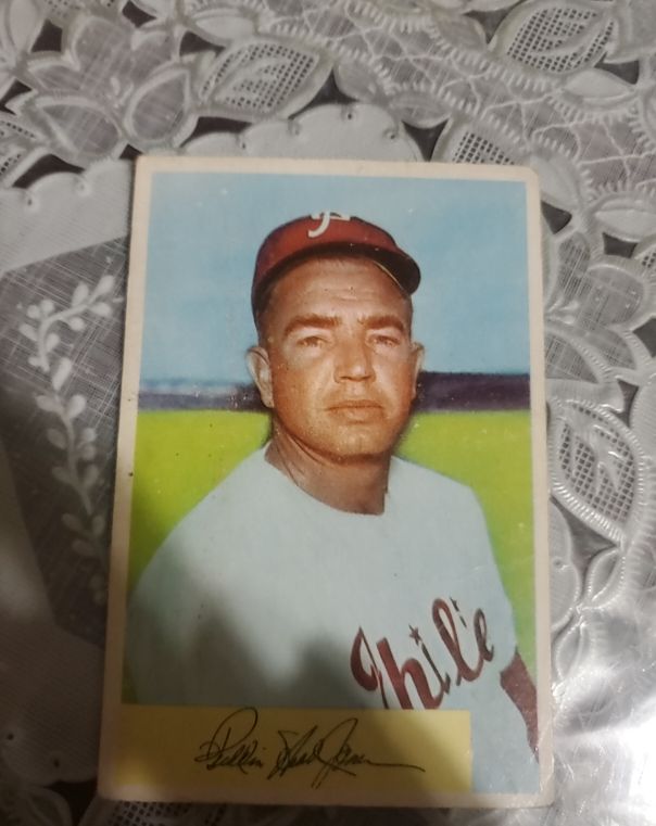 1954 Bowman #143 Willie Jones — front