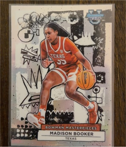 2025-26 Bowman Best University #BM-16 Madison Booker — front