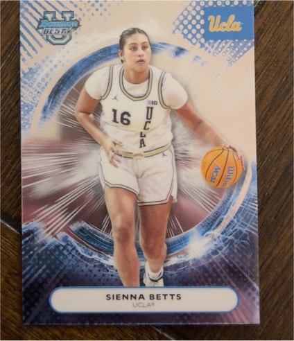 2025-26 Topps Bowman Best University #21 Sienna Betts — front