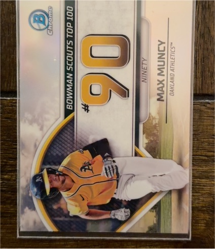 2023 Bowman Chrome Scouts Top 100 #BTP-90 Max Muncy — front