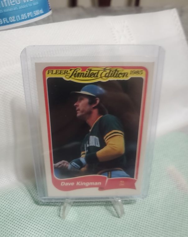 1985 Fleer Limited Edition #15 Dave Kingman — front