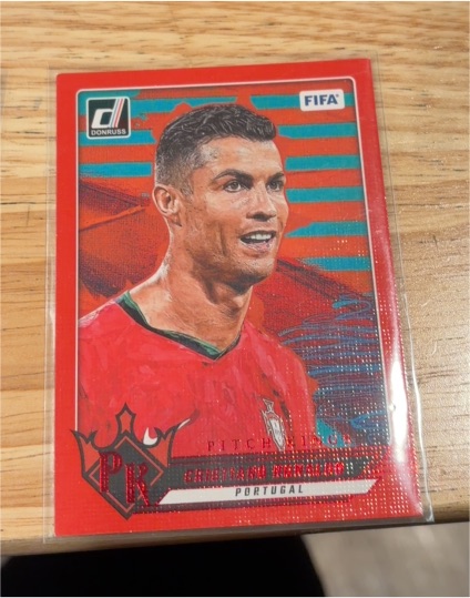 2024-25 Panini Donruss FIFA Pitch Kings #13 Cristiano Ronaldo — front