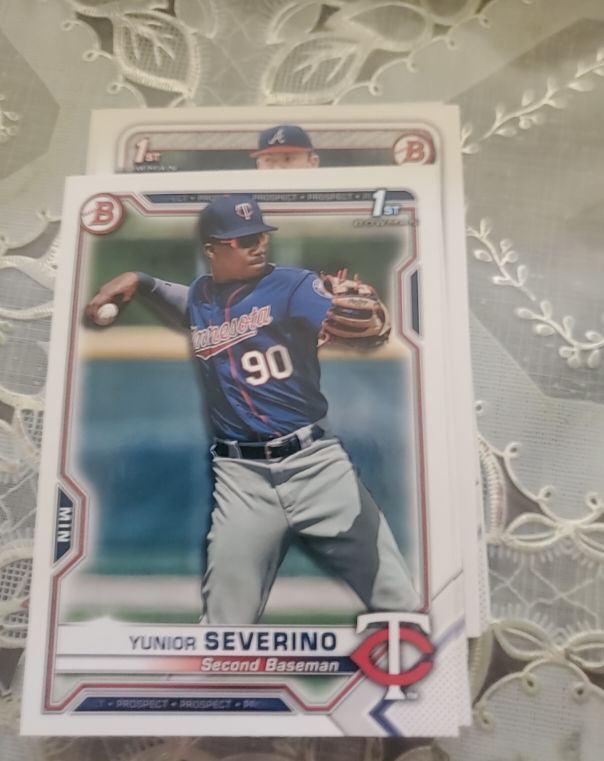 2021 Bowman 1st Bowman #BP-140 Yunior Severino — front