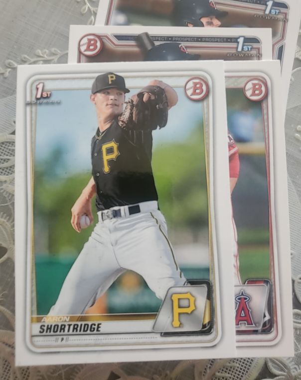 2020 Bowman 1st Bowman Paper #BP-9 Aaron Shortridge — front
