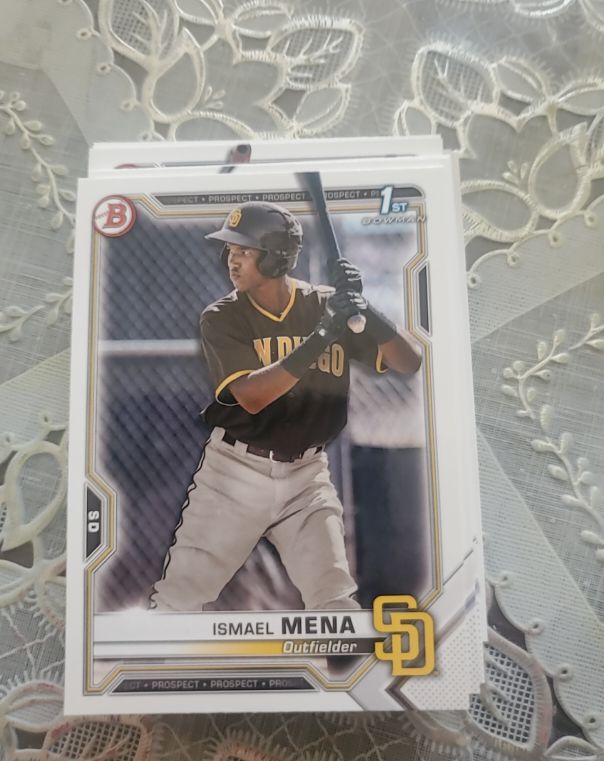 2021 Bowman #BP-36 Ismael Mena — front
