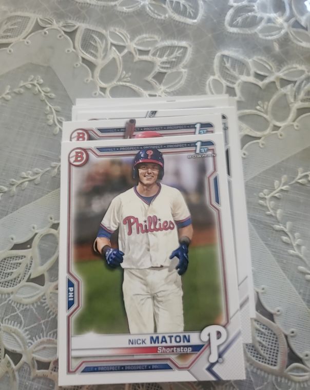 2021 Bowman Prospects Paper #BP-5 Nick Maton — front