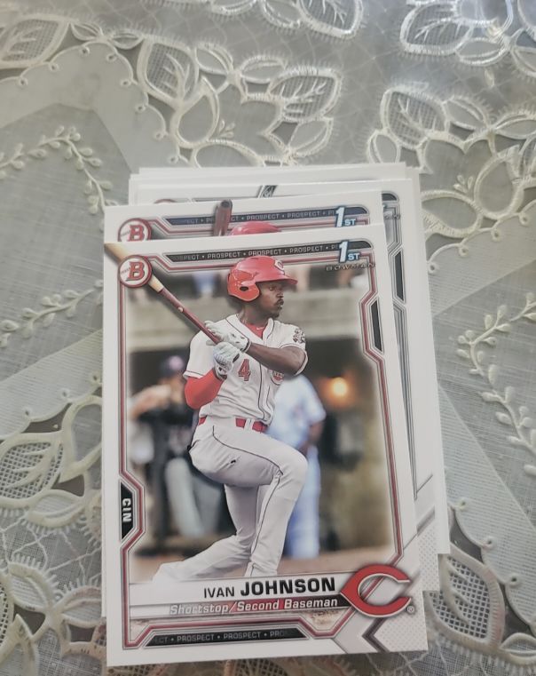 2021 Bowman Paper Prospects #BP-149 Ivan Johnson — front